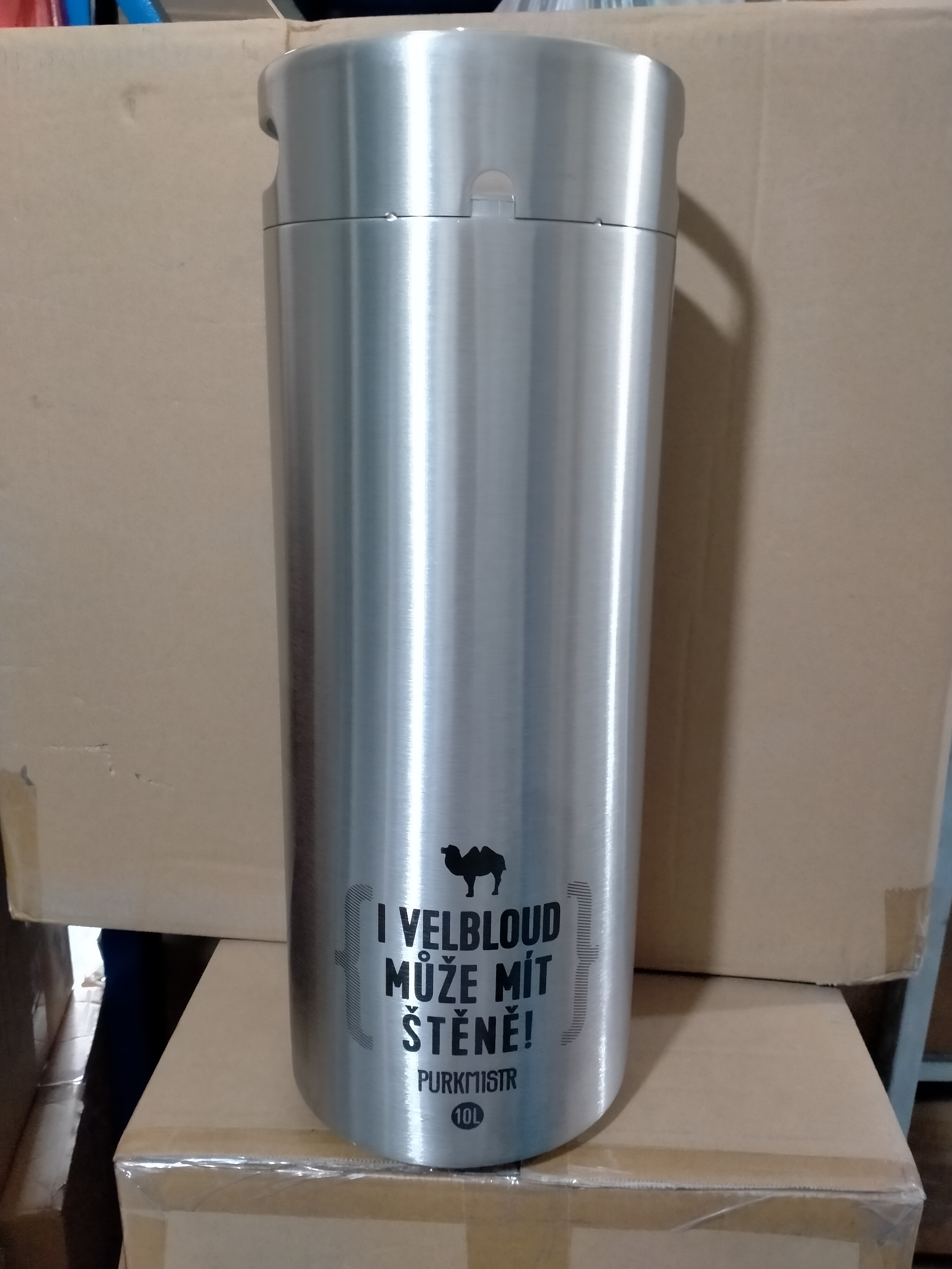 2L 5L 10L不銹鋼啤酒桶激光黑色logo